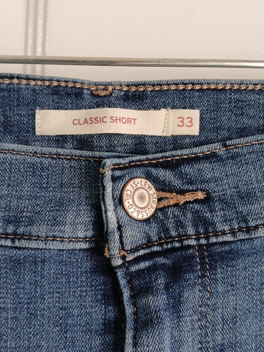 Blank Tag Levis Classic Size 33 Jean Shorts - Picture 4 of 10